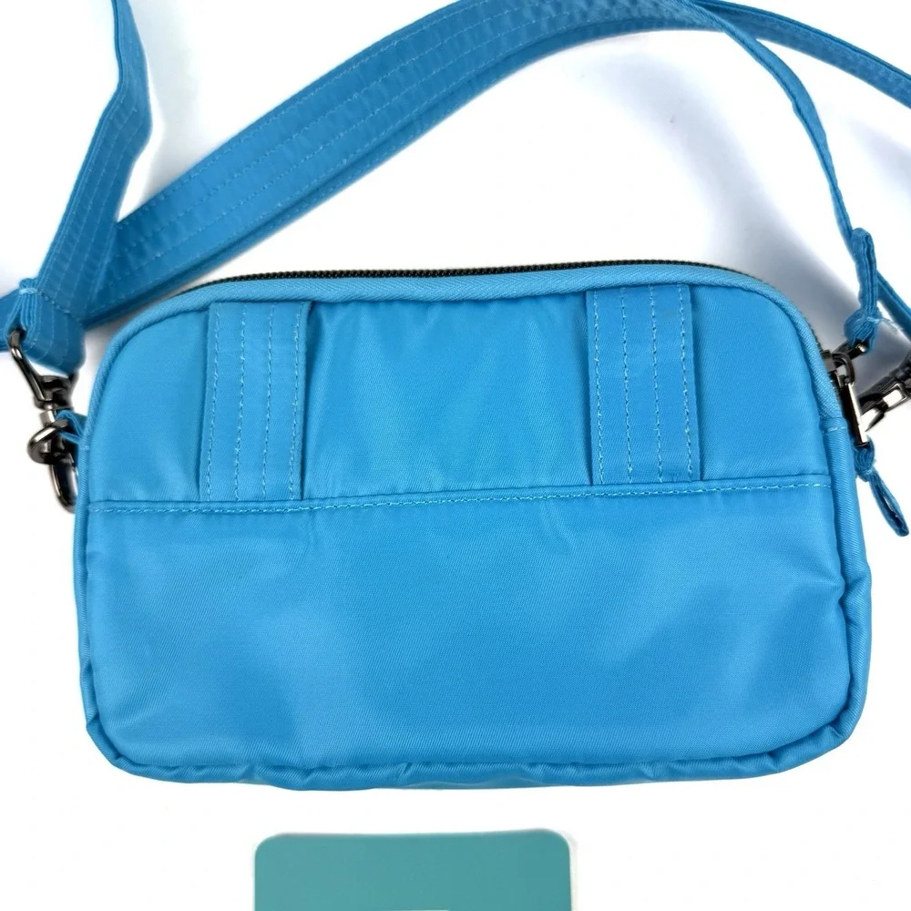 Lug Coupe SE Bag Teal Aqua‎ Quilted Nylon Convertible Belt Bag Purse Brand New